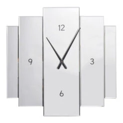Libra Interiors Aruna Mirrored Wall Clock