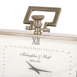 Libra Interiors Latham Brass Clock - Large -Smiggle Decor Store LibraInteriorsLathamBrassClock Large 4