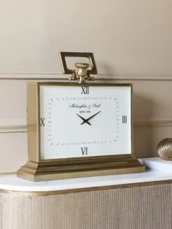 Libra Interiors Latham Brass Clock - Large -Smiggle Decor Store LibraInteriorsLathamBrassClock Large 6
