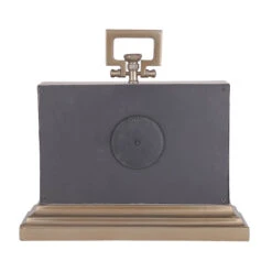 Libra Interiors Latham Brass Clock - Small -Smiggle Decor Store LibraInteriorsLathamBrassClock Small 3