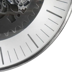 Libra Interiors Palladium Wall Clock With Moving Cogs – Black And Nickel -Smiggle Decor Store LibraInteriorsPalladiumWallClockwithMovingCogs BlackandNickel 4