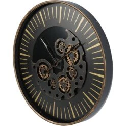 Libra Interiors Palladium Wall Clock With Moving Cogs – Large -Smiggle Decor Store LibraInteriorsPalladiumWallClockwithMovingCogs Large 2