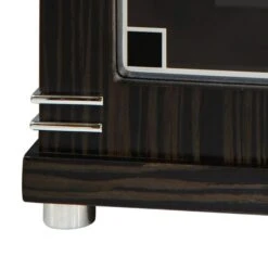 Howard Miller Batavia 9" High Macassar Ebony Mantel Clock(Howard Miller Batavia 9 High Macassar Ebony Mantel Clock 635177) -Smiggle Decor Store Macassarebonyfinishedmantelclock 4