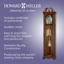 Howard Miller Princeton Grandfather Clock 611138(Howard Miller Princeton Grandfather Clock 611138) 16 Howard Miller Princeton Grandfather Clock 611138(Howard Miller Princeton Grandfather Clock 611138) -Smiggle Decor Store PrincetonGrandfatherClockwithAdjustableChimeVolume 5