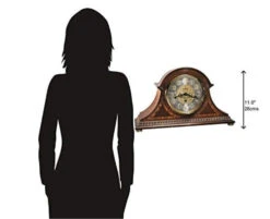 Howard Miller Webster Mantel Clock,Key-Wound,Triple-Chime Movement(Webster Mantel Clock 613559) -Smiggle Decor Store Webster Mantel Clock 6
